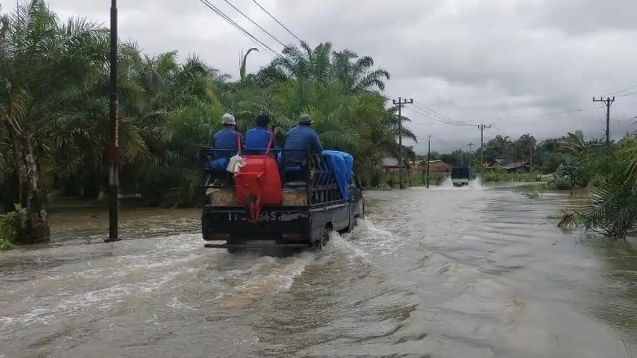 Banjir di Kota Subulussalam tanggal 26 November 2025