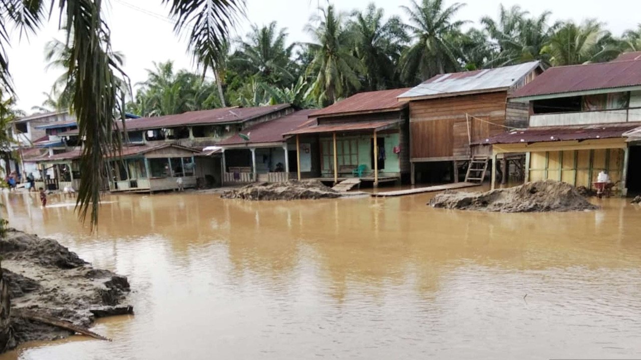 Banjir di Kota Subulussalam tanggal 26 November 2025