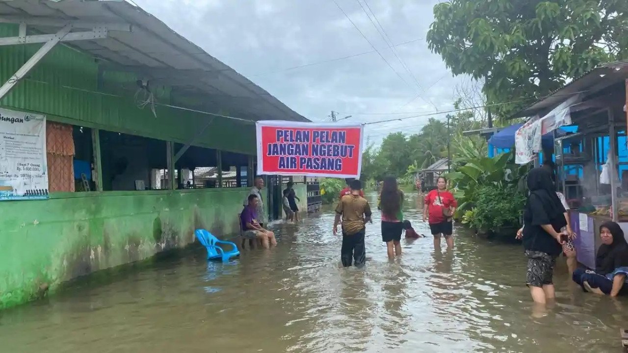 Banjir di Kota Pangkal Pinang tanggal 07 Desember 2025