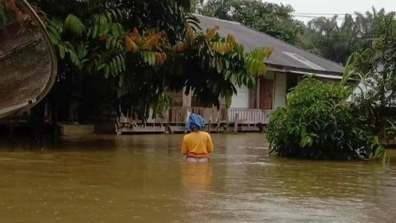 Banjir di Kab. Kampar tanggal 10 Desember 2025